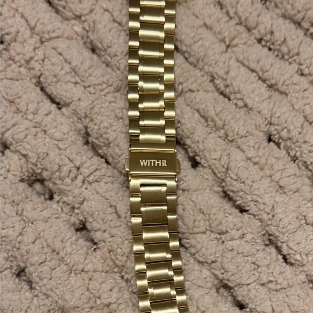 Gold Stainless Steel Link Band for Apple Watch